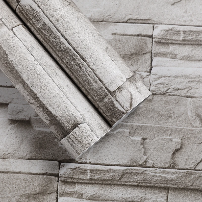 

Самоклеящиеся обои из ПВХ, виниловые обои с коричнево-желтым кирпичом для украшения стен гостиной, спальни