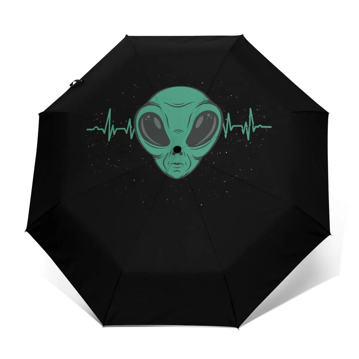 

Alien Umbrella Windproof Beach Umbrella Wholesale Automatic Print Folding Umbrella