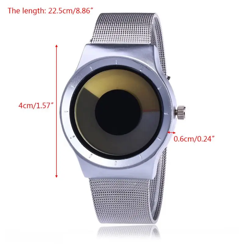 

Creative Swirl Pointerless Watch Luminous Simple Unisex Student Waterproof Personality Fashion Trend Watch