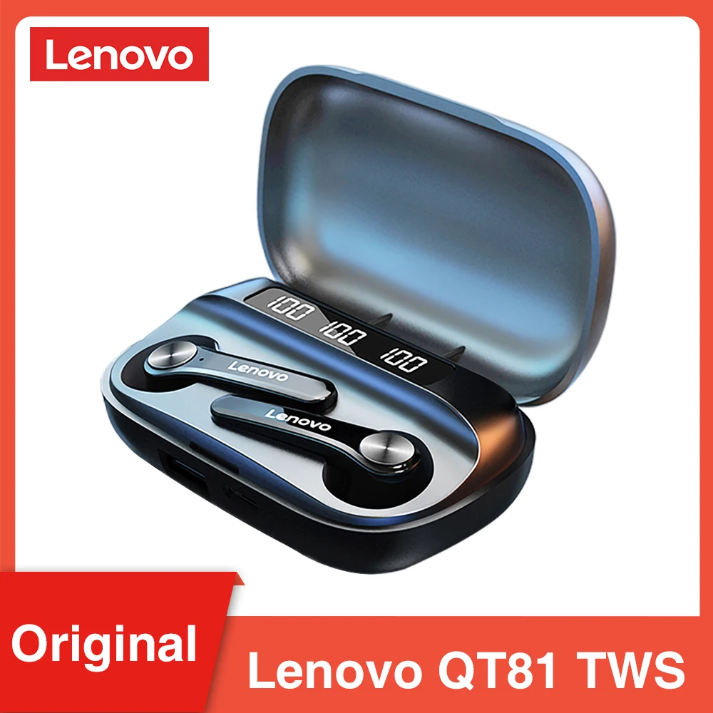 Lenovo QT81 Беспроводные Наушники Bluetooth 5.0 Bодонепроницаемые Cтерео Шумоподавление
