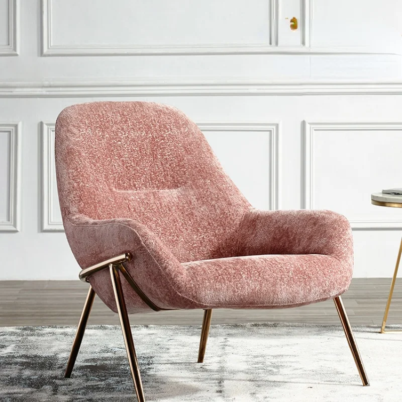 

TT Single-Seat Sofa Chair Fabric Modern Minimalist Living Room Balcony Nordic Minimalism Designer Leisure