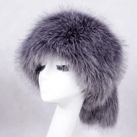 19 colors cute tail thick windproof fluffy faux fur hats warm soft all match spring autumn winter ski travel hiking outdoor cap