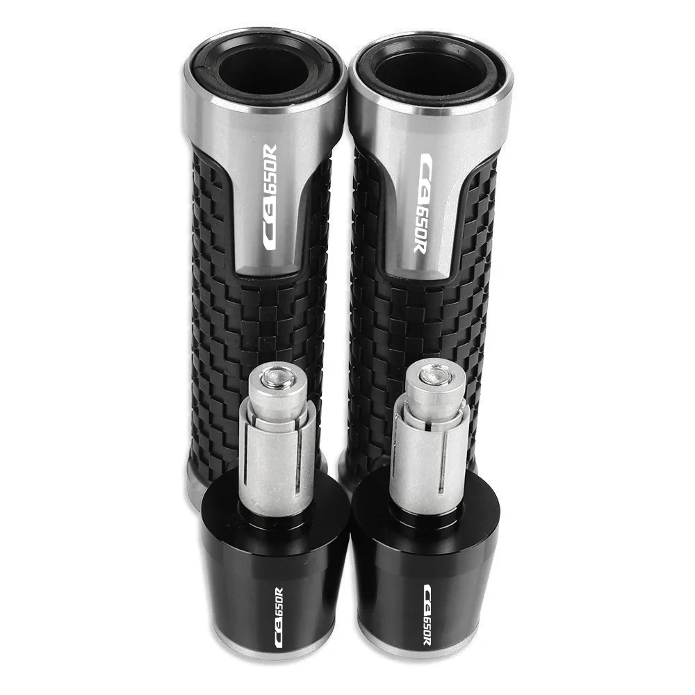 

For Honda CB650R CB 650 R 2018 2019 2020 2021 Accessories 7/8 22MM Motorcycle Handlebar Grips Handle Bar Cap End Plugs Parts
