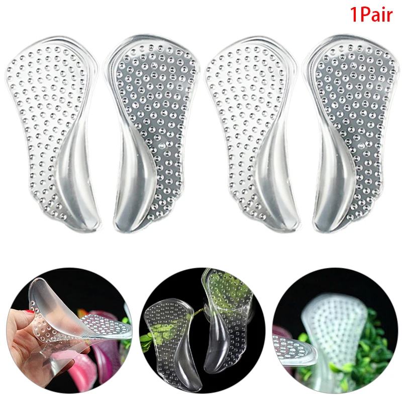 

1Pair Pads Non-Slip Pain Relief Shoes Insoles Flat Feet Orthotic Arch Support Gel