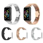 Браслет для Huawei Band 6  Honor Band 6, металлический браслет из нержавеющей стали, ремешок для наручных часов Huawei Band 6, аксессуары