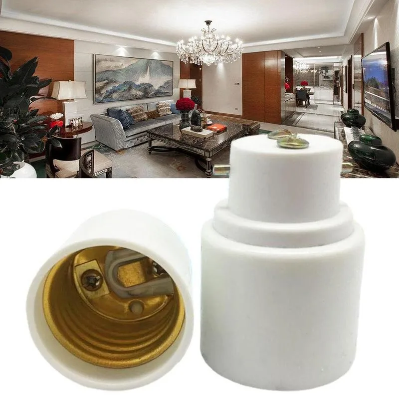 

Outer Bayonet And Inner Screw Connector Light Base Durable Socket Bulb Safe Bakelite Flame Non Light Electric Retardant Scr N8N0