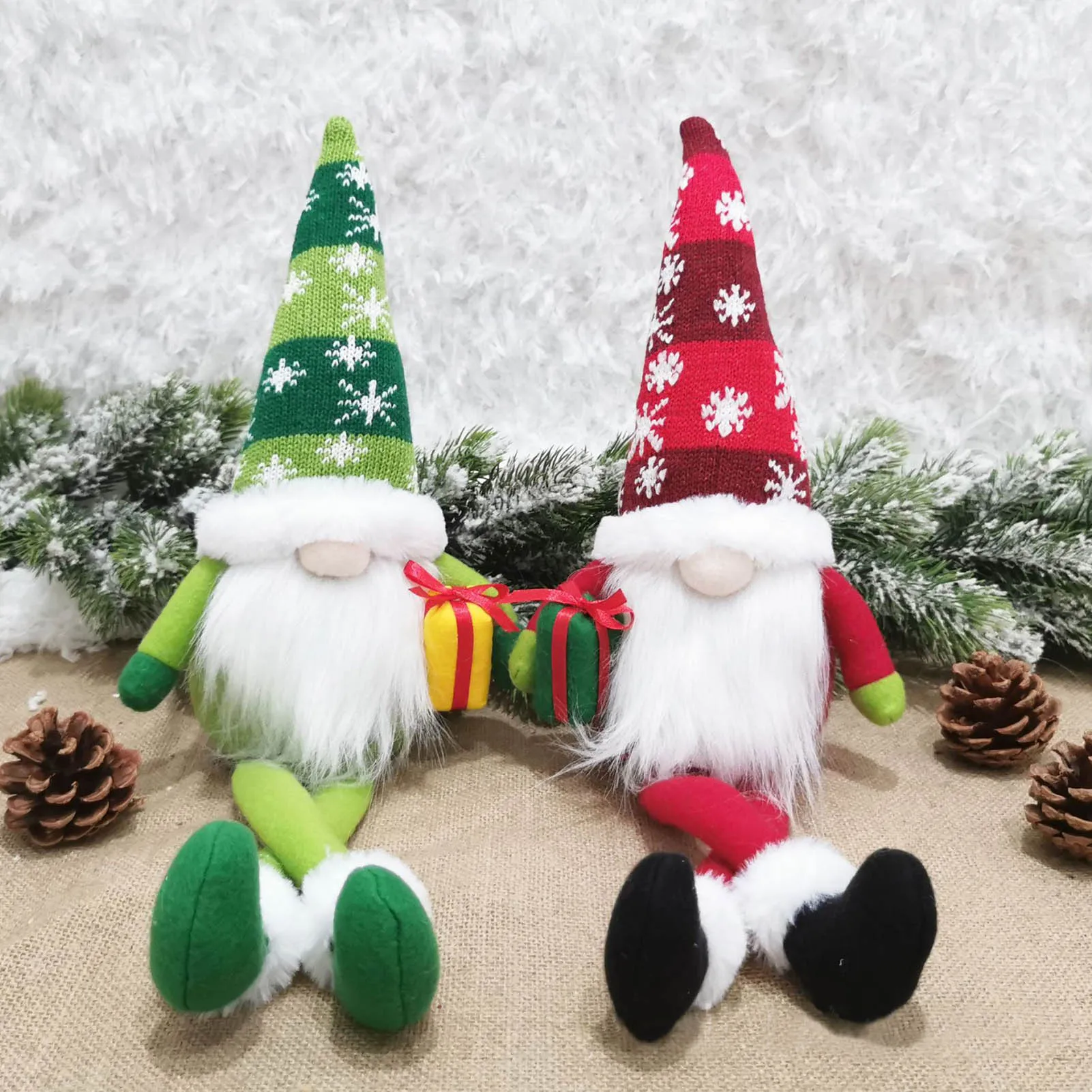 Новый пасхальные украшения для дома из плюша гном Безликий куклы Шторные