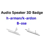 4 шт.лот harmankardon Hi-Fi динамик аудио динамик 3D алюминиевый значок эмблема стерео стикер 43x5 мм автомобильные аксессуары