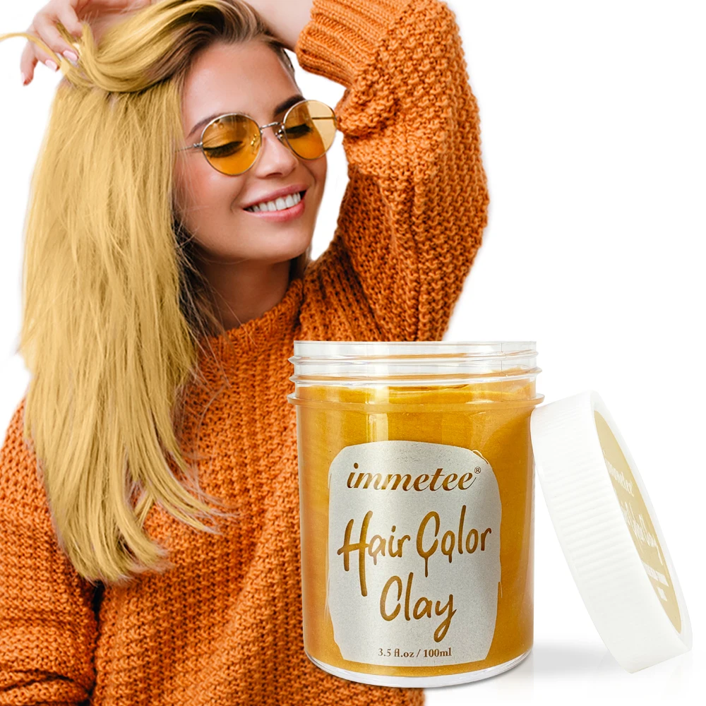 Одноразовая грязь для волос сделай сам воск 4 цвета временная одноразовая паста