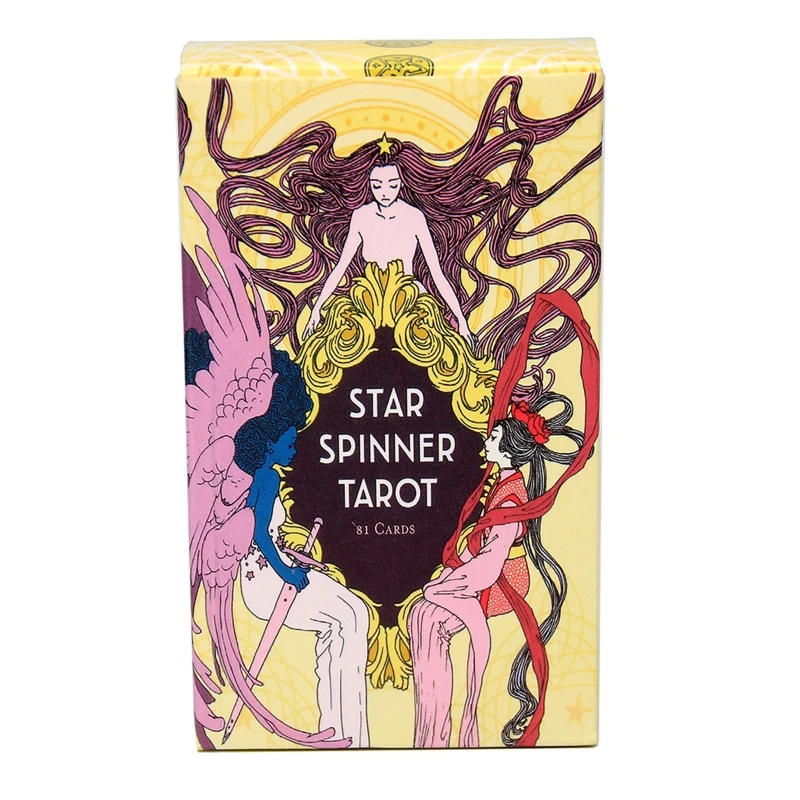

2021 New 81 Cards Deck Star Spinner Tarot Full English Oracle Card Fun Party Board Game