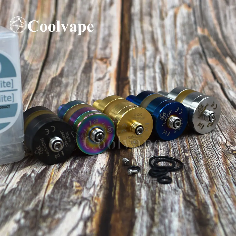 Регулируемый перестраиваемый атомайзер coolvape Kayfun Lite 2019 rta 316ss Pei 22 мм DIY vs prime Nite DLC RTA