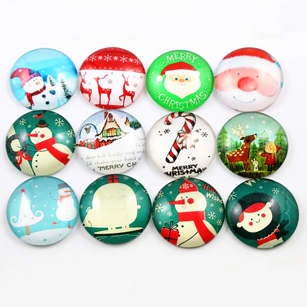 

10pcs 25mm Mixed Handmade Photo Glass Cabochons (C6-40)