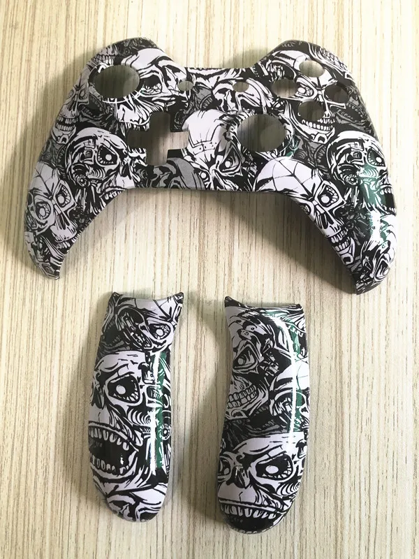 Крышка с узором черепа верхняя Передняя крышка корпуса чехол Сменные Лицевые