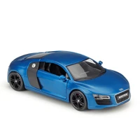 maisto 124 audi r8 alloy luxury vehicle diecast pull back car goods model toy collection