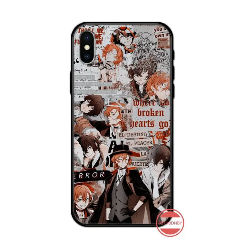 

Bungou Stray Dogs Dazai Osamu Anime high quality luxury Phone Case for iPhone 11 12 pro XS MAX 8 7 6 6S Plus X 5S SE 2020 XR