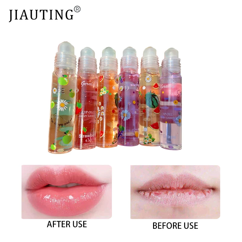 

JIAUTING Aloe Vera Lip Gloss Transparent Waterproof Lipstick Lip Oil Natural Lip balm Colorless Primer Vitamin E Makeup