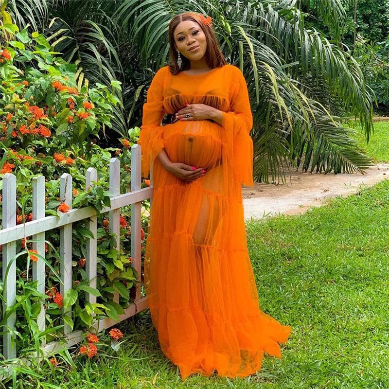 Женский купальник бикини прозрачное Сетчатое Макси-платье с длинными