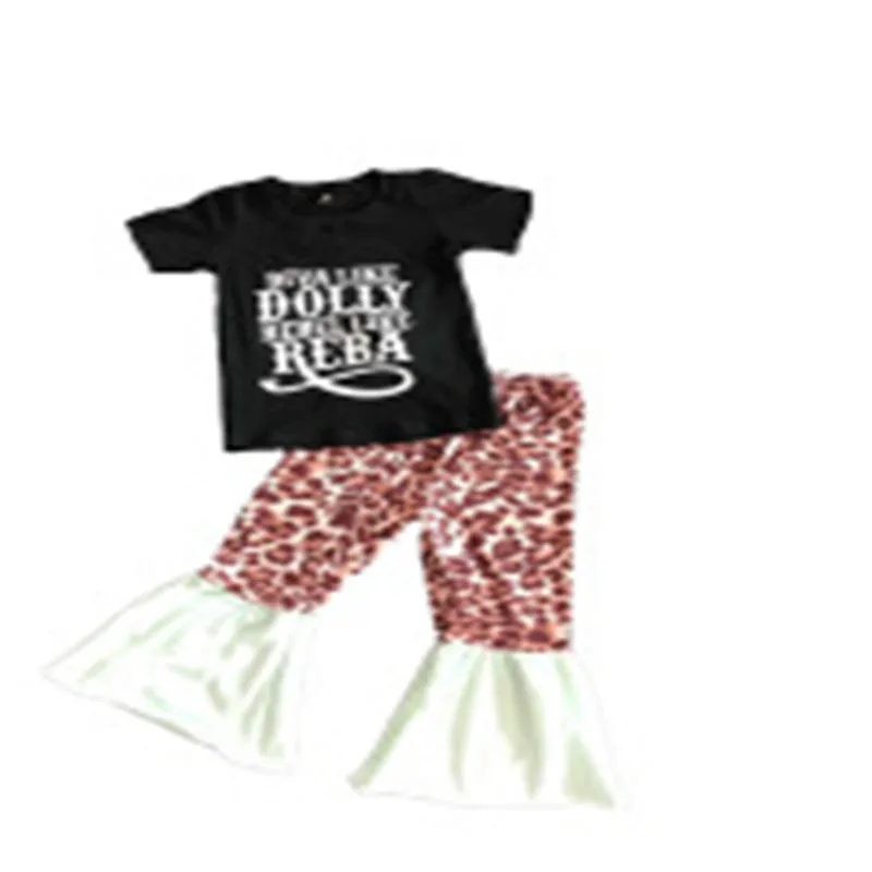 

Autumn girl suit jacket black simple pants flared pants leopard print milk silk