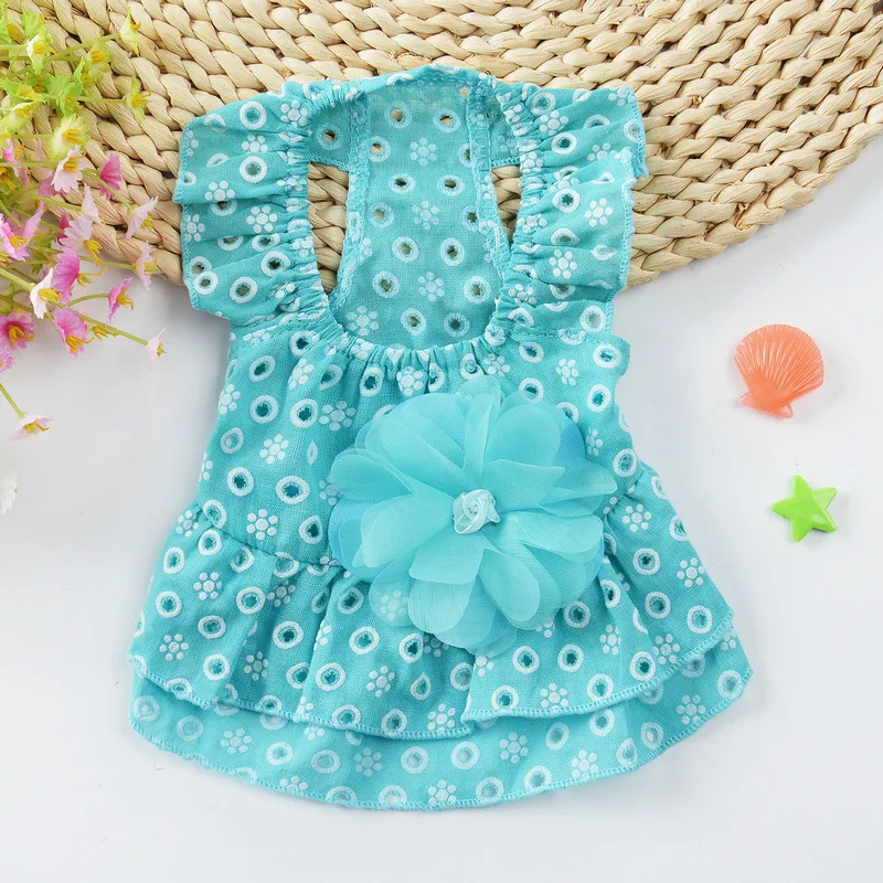 

Summer Dog Dress Tullle Dress Pet Dog Clothes For Small Dog Party Wedding Bowknot Dog Dress Puppy Costume Spring Pet Clothes