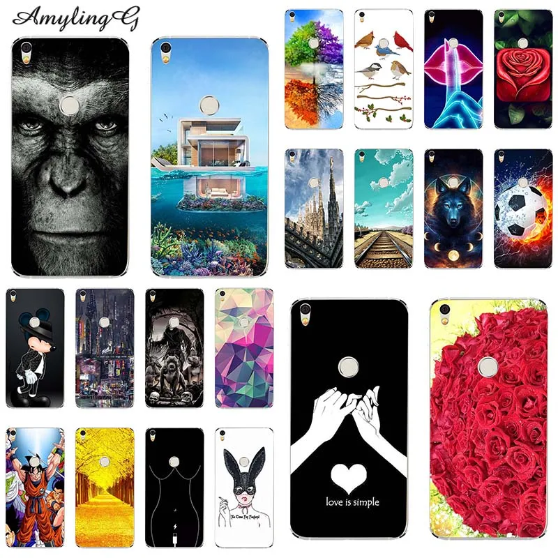 Чехол для телефона Disign Alcatel 3C 5026A 5026D 6 &quotс принтом 3 C Rose Coque животный чехол-крышка с
