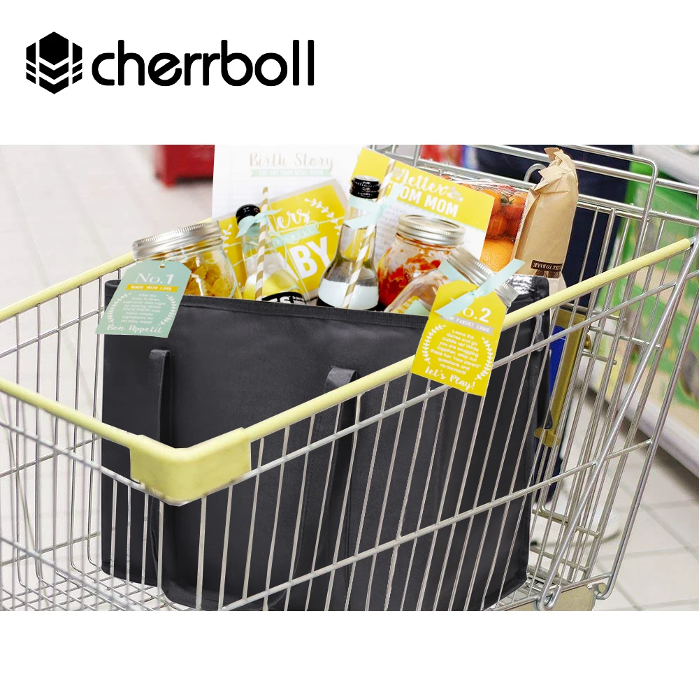 Cherrboll очень большой размер льда пакет для всех сезонов многоразовые продуктовые хозяйственные коробки сумки большой ящик-охладитель для пищевых продуктов сумки(35*29*58 см