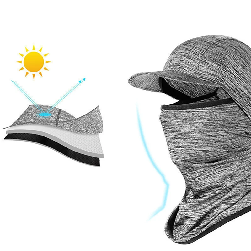 

Zomer Ijs Zijde Fietsen Caps Anti-Uv Sport Sjaal Mtb Fietshelm Hoed Running Rijden Vissen Bandana Motorcycle Gezicht Shield Cap
