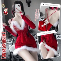 sexy lingerie sexy new product santa cute christmas short skirt uniform temptation cosplay attractive girl exotic animation