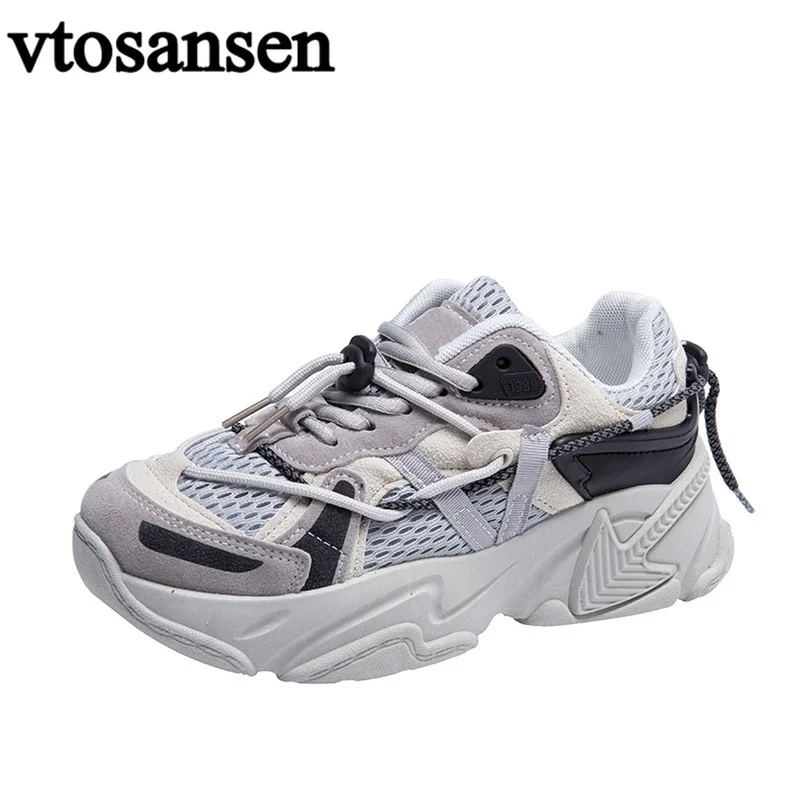 

Women's Filas Breathable Air Maxs Running Dad Shoes Lightweight White Clunky Sneakers Thick-soled Sports Women's Casual Shoes