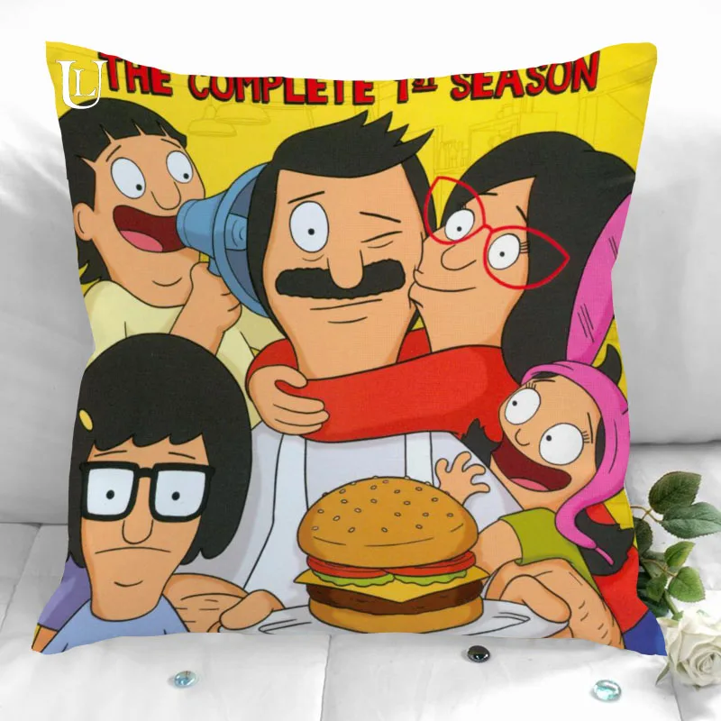 Наволочка New Bobs Burgers для свадебного декора подарок на выбор на чехол 35X35см 40X40см (с одной стороны)