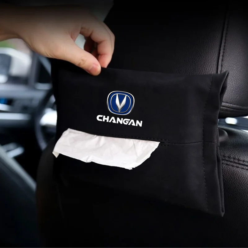

Car hanging type armrest box tissue storage bag Disposable paper napkin paper box for CS75 PLUS CS95 CS35 alsvin CS15 Eado CX20