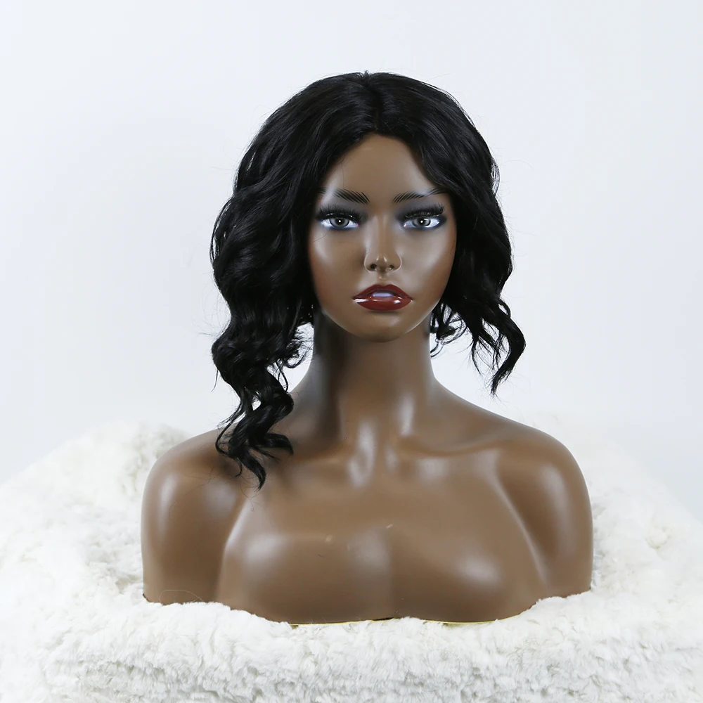 

UFANCA Long Ombre Pre-lace Ash Brown Blonde Wavy Wig Cosplay Party Daily Synthetic Wig for Women High Density Temperature Fibre