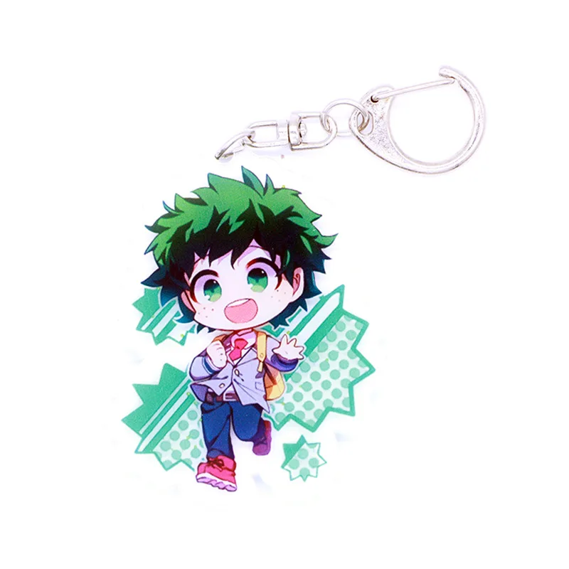 Boku No Hero моя геройская Академия Bakugou Katsuki Todoroki Shoto акриловая подвеска панды брелок
