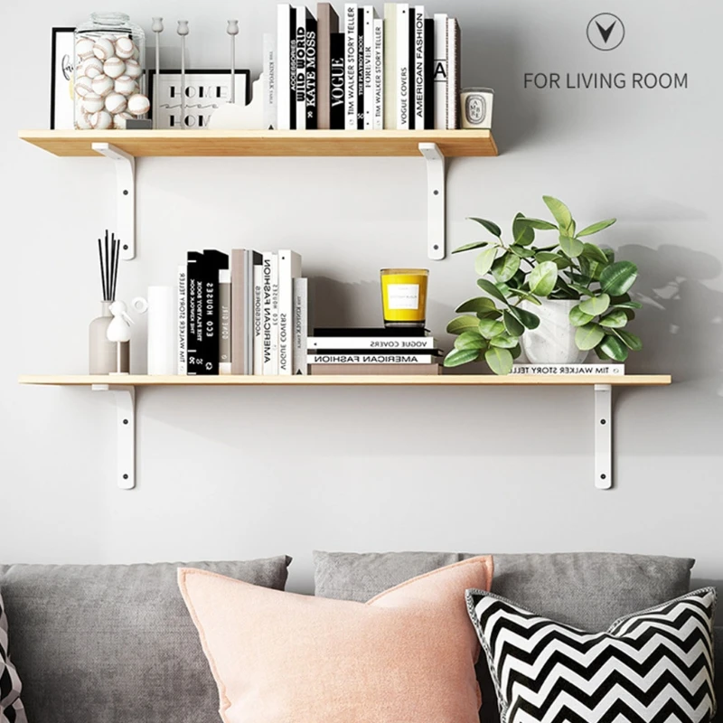 2 шт. кронштейн Металлической Полки L Форма утолщенной угловая скобка полка под