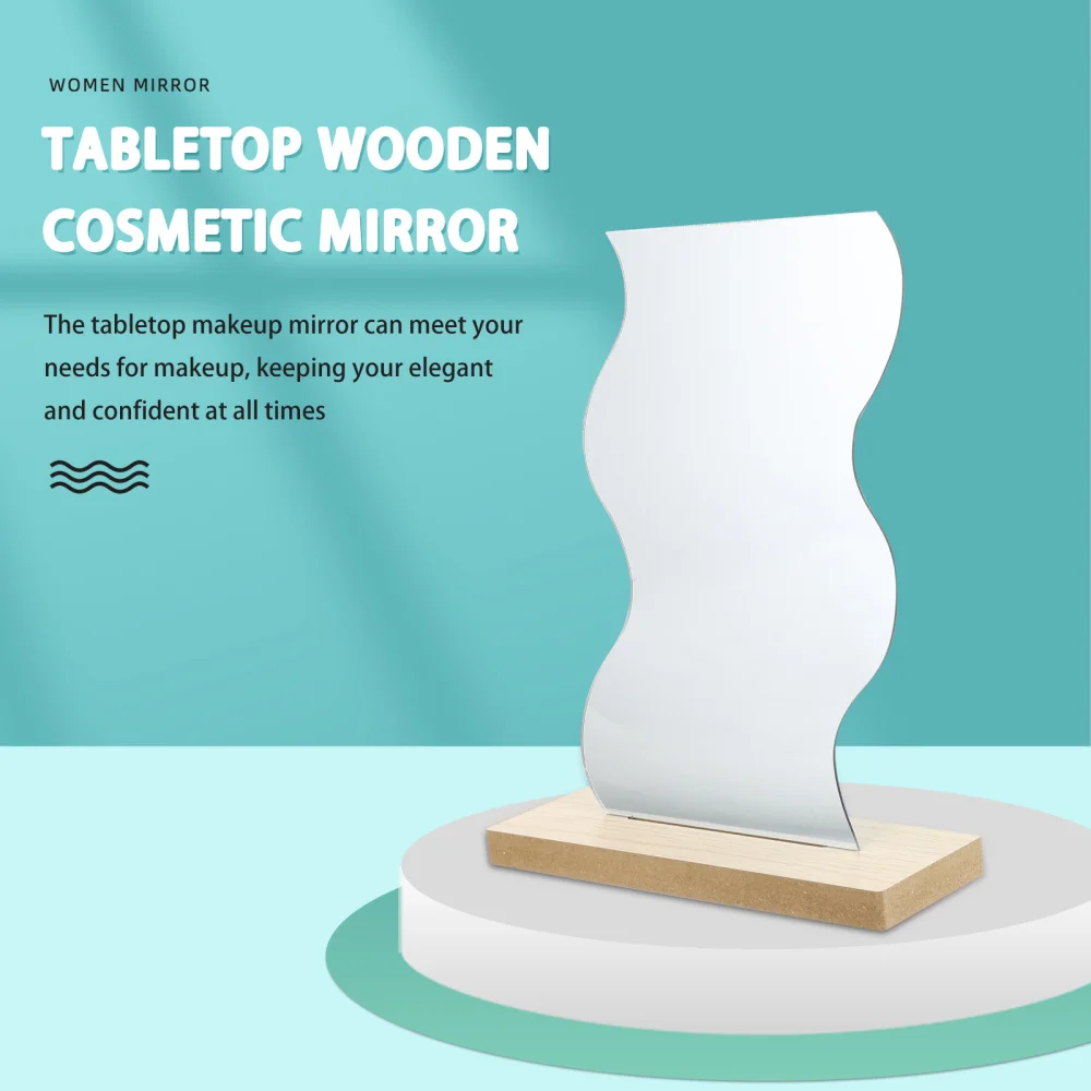 Столешница деревянное зеркало для туалетного столика неправильное декоративное