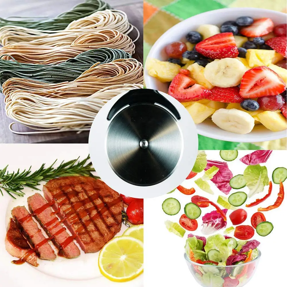 Круглый нож для пиццы из нержавеющей стали инструменты торта роликовый резки