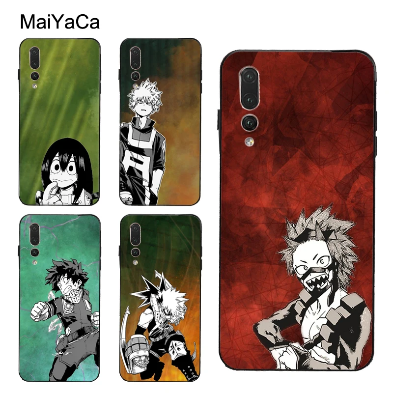 Чехол Kirishima Deku для Huawei P30 Pro P20 P40 Mate 20 Lite P Smart 2019 Nova 5T Honor 8A 8X 9X 10i 20|Бамперы| |