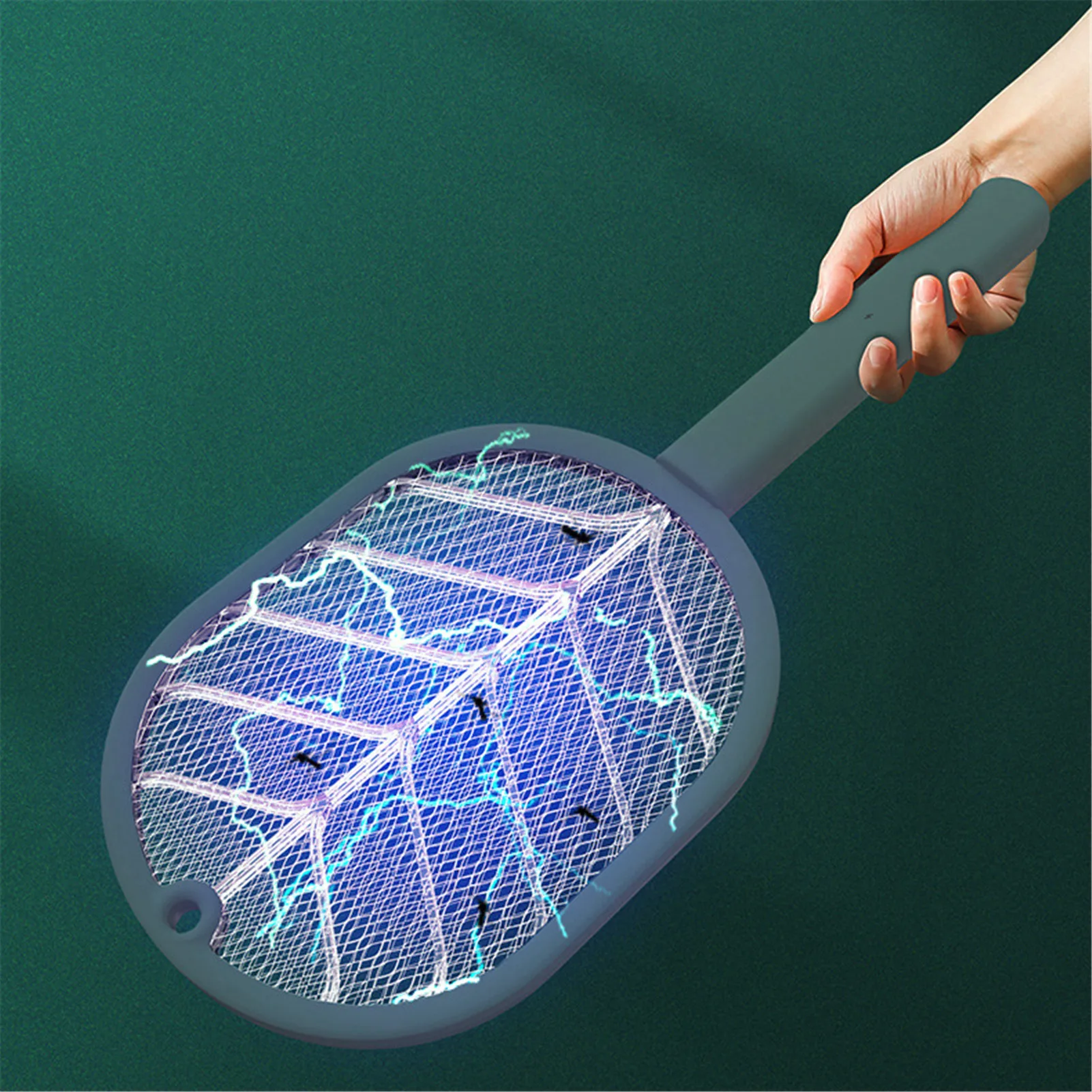 

Мухобойка, мухобойка, Устранитель комаров, электрическая 2 в 1, безопасная Вертикальная мухобойка