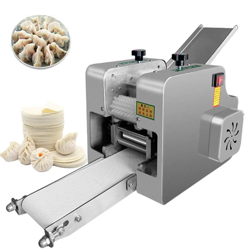 

110/220V Commercial Household Electric Dumpling Wrapper Machine Making Wonton Noodle Pressing Machine Slicer Noodle Machine