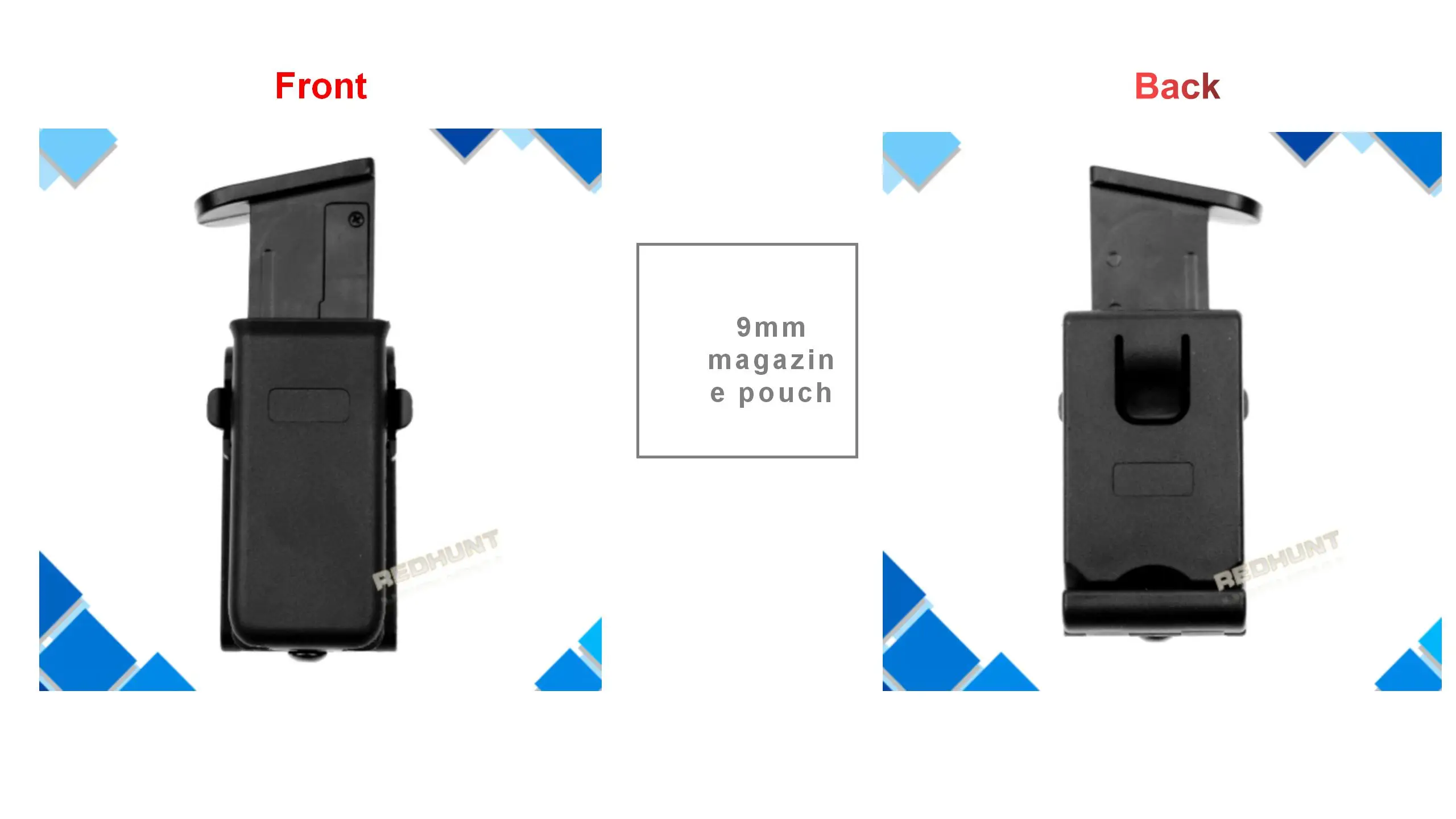

Tactical Military Adjustable Magazine Pouch for 9mm Airsoft Pistol Nylon Magazine Pouch Case Carrier Hunting Accessories