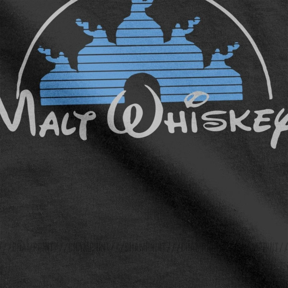Мужская футболка с надписью Malt Whiskey винтажная одежда короткими рукавами и