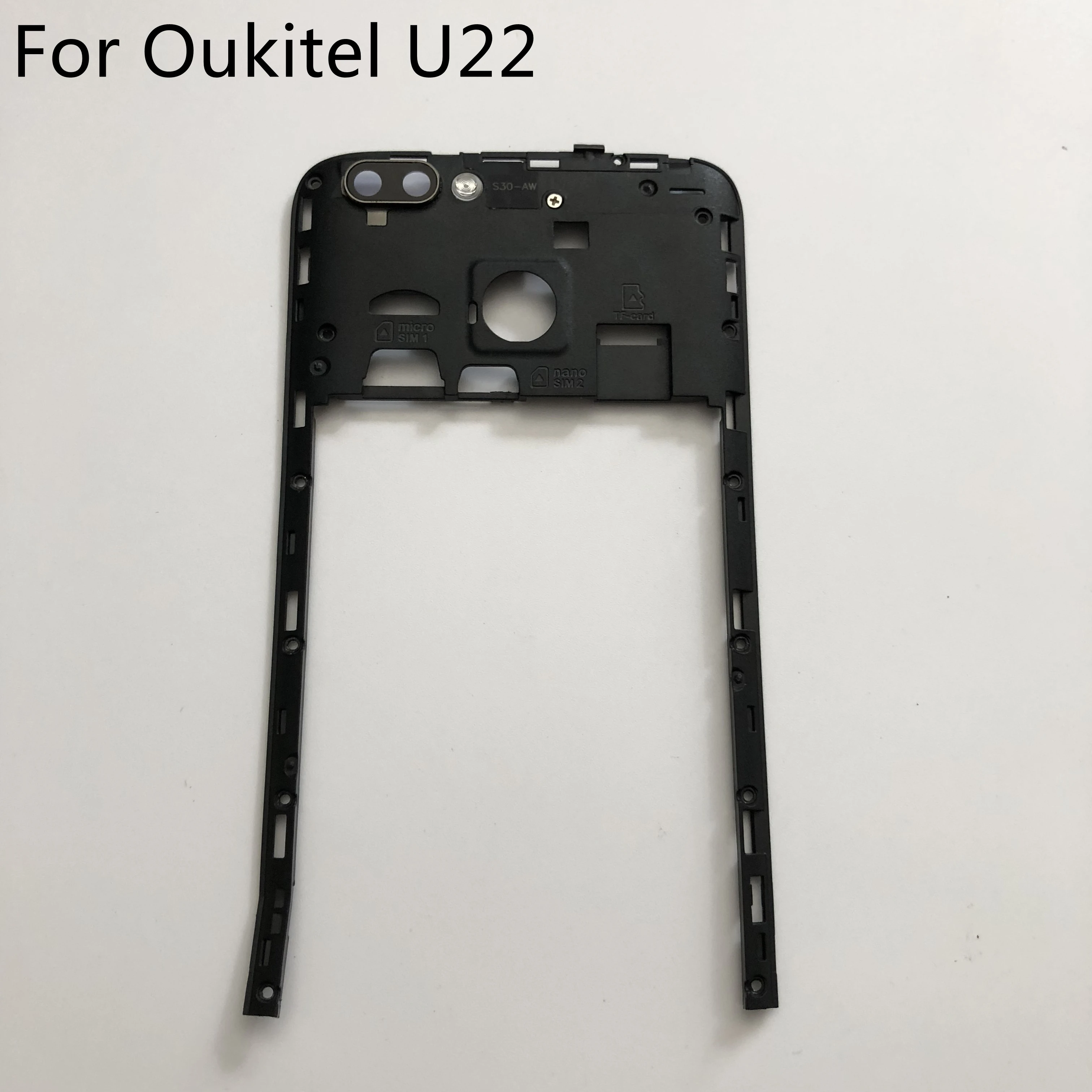 Б/у чехол с задней рамкой + стеклянный объектив для камеры Oukitel U22 MTK6580A четырехъядерный 5 ''HD 720*1280 номер