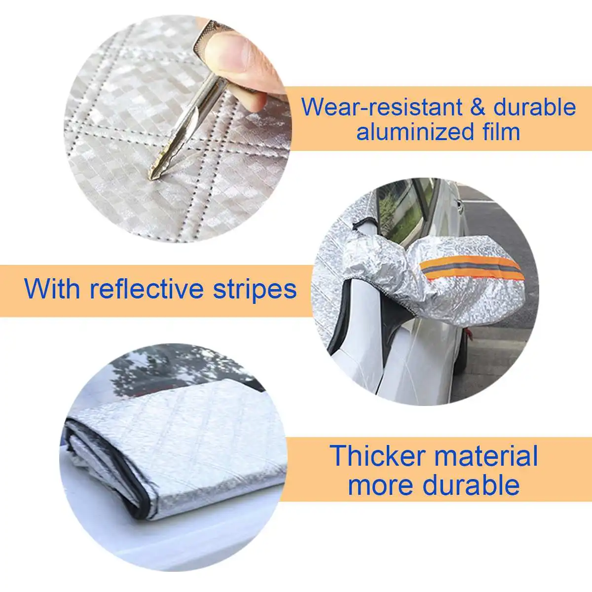 

Car Exterior Protection Magnetic Snow Blocked Car Snow Cover Ice Protector Visor Sun Shade Front Windshield Cover Block Shields