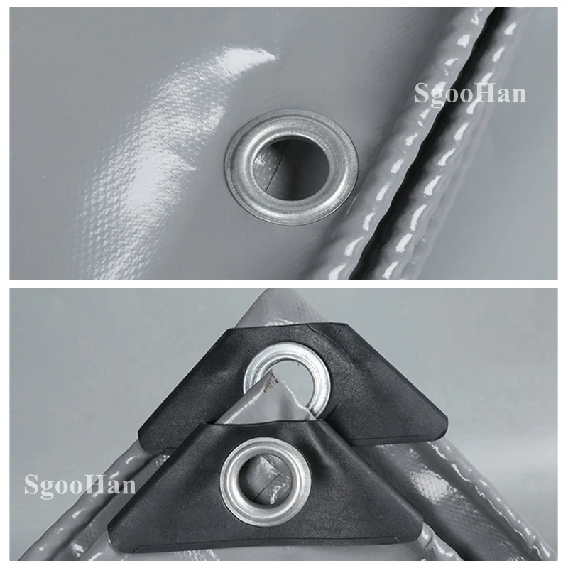 Серый фотобрезент ремонтная лента Непромокаемая ткань наружный тент