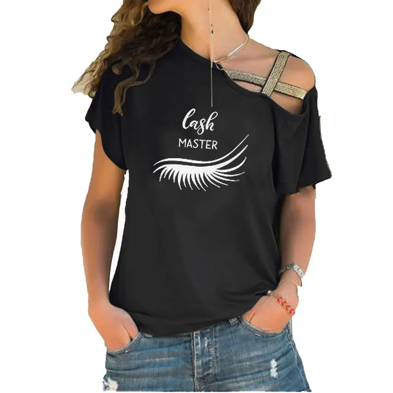 

Eye lashes extensions T Shirt Eyes Lashes Lash Popular Best Trend graphic party hipster young girl aesthetic Irregular tops