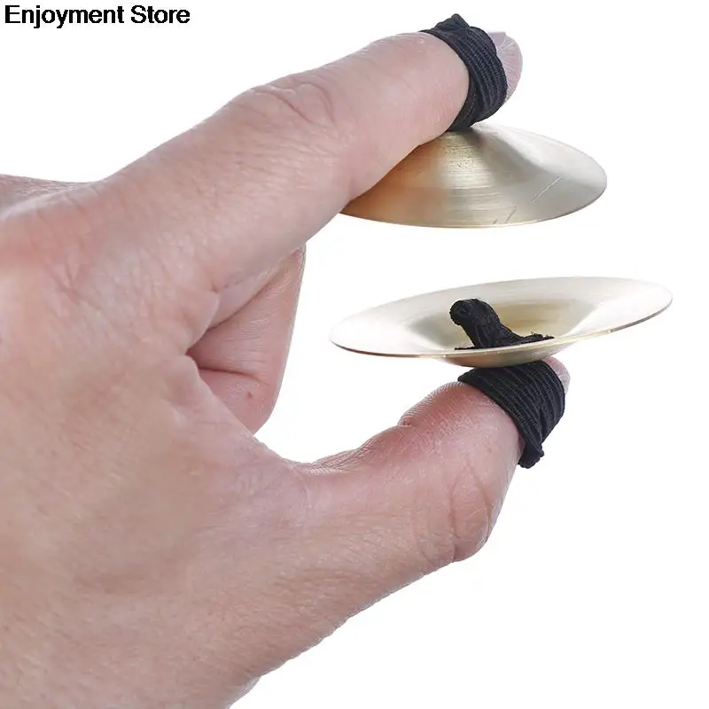 Musical Instrument Belly Dance Brass Finger Cymbals Middle East Percussion Dancing Props | Спорт и развлечения
