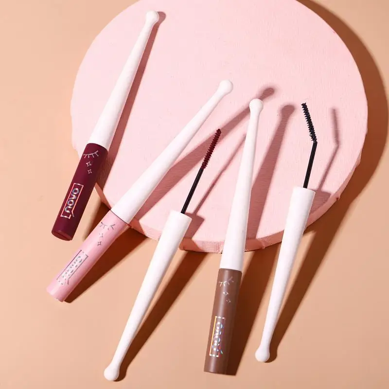 

Ultra Slim Color Mascara Small Tube Makeup Natural Curling Eyelashes Waterproof No Smudge Styling Cream Mascara Makeup TSLM1