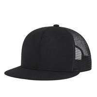 2022 fashion mesh hip hop cap men solid black summer snapback women breathable outdoor sport baseball cap streetwear rebound hat
