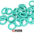 Резиновое уплотнительное кольцо CS5.3mm FKM ID 51,55354.55658*5,3 мм, 10 шт., уплотнительное кольцо для флюоровой прокладки, зеленое уплотнительное кольцо