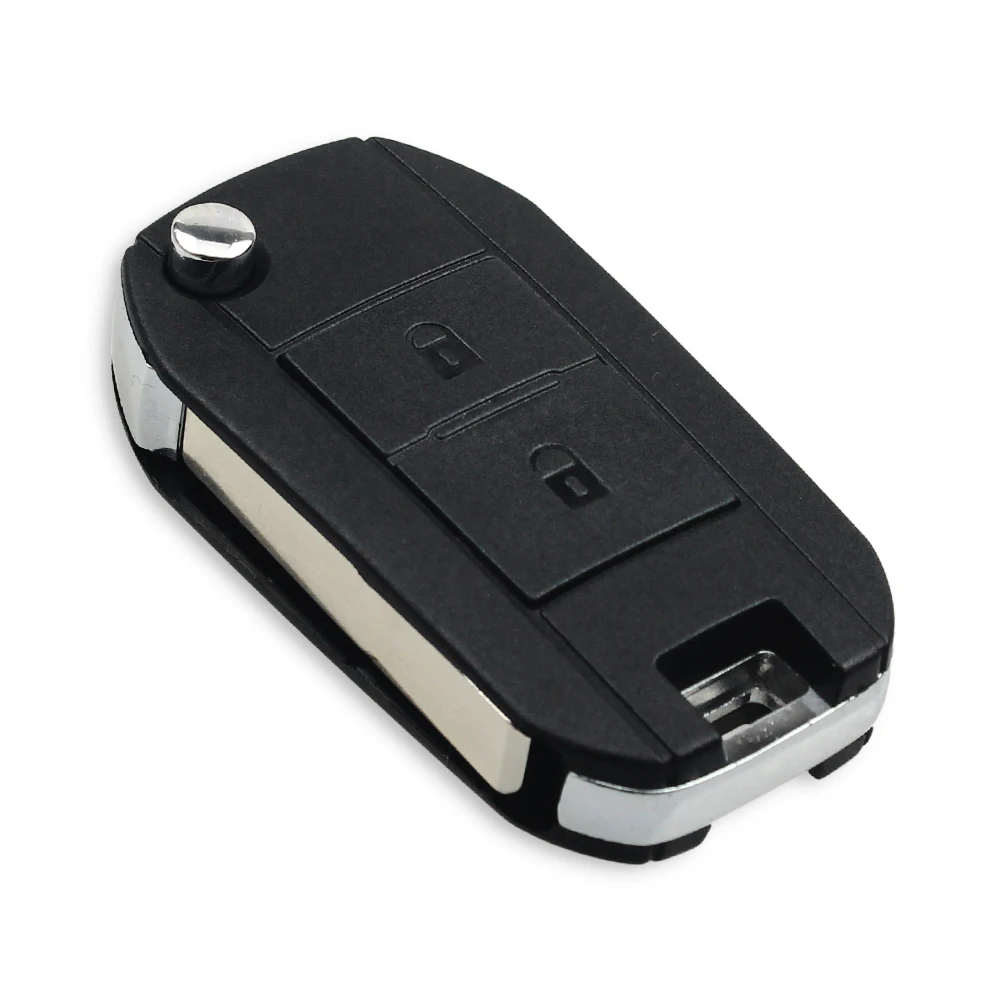 KEYYOU модифицированный Раскладной Автомобильный Брелок чехол для Citroen C1 C2 C3 Peugeot 206