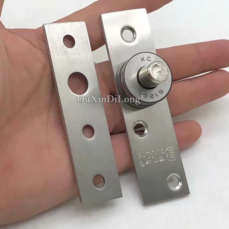 

Brand New Stainless Steel Door Pivot Hinges Freely Rotation Invisible Hidden Furniture Door Hinges Load-bearing 150KG